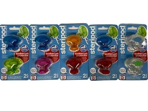 2 NEW Steripod Toothbrush Protectors Active Vapors SteriPods FRESH! 10/31/25 - Picture 1 of 8