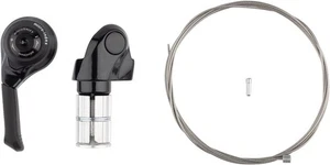 microSHIFT Left Bar End Mountain Shifter - Double/Triple, Friction, Shimano Comp - Picture 1 of 1