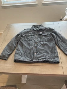 Patagonia Flannel Jacket Men’s Size L Gray 27640 - Picture 1 of 19