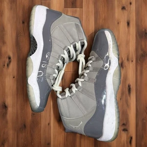 Nike Air Jordan 11 Retro Cool Grey 2021 Size 5.5Y 378038-005 GS Classic Sneaker - Picture 1 of 8