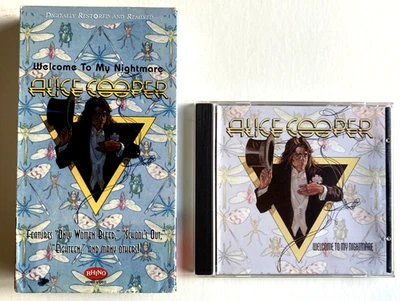 Alice Cooper Welcome to My Nightmare OOP REMIXED RHINO VHS & CD DOOM METAL - Image 1 of 4
