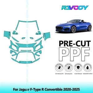 PreCut Paint Protection PPF Kit For Jaguar F-Type R Convertible 2020-2025 - Picture 1 of 7