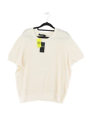 Ralph Lauren Women's Jumper XXL Cream Linen with Cotton Pullover New with tags - Imagem 1 de 4