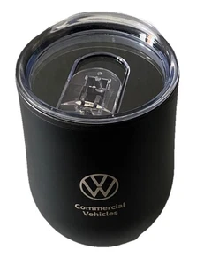 VOLKSWAGEN COMMERCIAL VEHICLES MUG CUP VW Black Coffee Travel Re-useable Unused - Picture 1 of 13