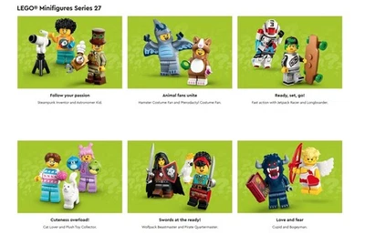 LEGO® Minifigures Series 27  71048   New Factory Sealed In Box 2025   You Pick! - Image 1 of 2