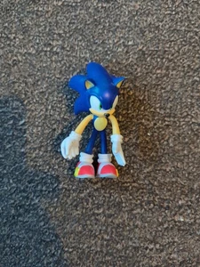 Sonic The Hedgehog Figura Flexible 10cm-12cm Alto Figura de Acción Sega Jakks 2019 - Imagen 1 de 6