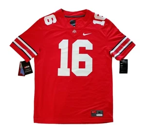 Ohio State Buckeyes #16 Jersey JT BARRETT NWT M L Football Nike Red - Picture 1 of 4