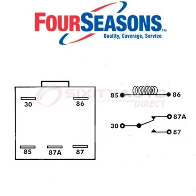 Four Seasons HVAC Blower Motor Relay for 1993-1996 Chevrolet Corsica - vn Foto 1 de 4