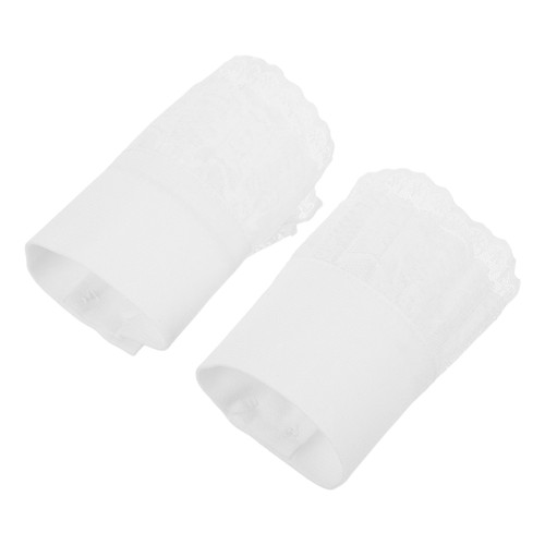 VETEMENTS 1 Paio Pizzo Orni Maniche Finte Cappotto Abito Maniche Finte Vestiti Finti Polsini