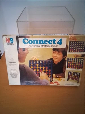 Connect 4 Original 1976 Edition MB Games -  Vintage Board - ❤️ CHARITY  - Image 1 of 4