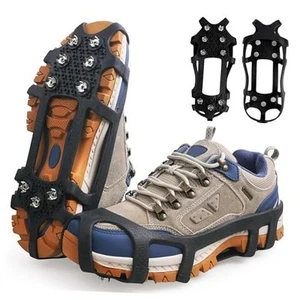 Ice Cleats for Shoes and Boots Snow Traction Cleats Crampons for Walking on  - Picture 1 of 7