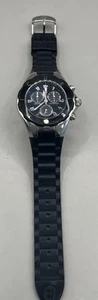 Michele Women’s Watch Black Tone Tahitian JellyBean Chronograph MWW12F000029 - Picture 1 of 14