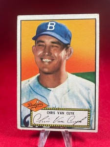 1952 Topps Chris Van Cuyk #53 Brooklyn Dodgers