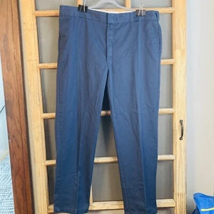 Pantalones para hombre Dickies de ajuste original azul marino talla 44x34 - Imagen 1 de 8