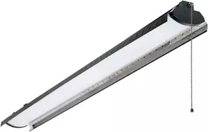 SHP 46.5 In. Black Integrated LED Shop Light 4000K in Cool White - Picture 1 of 8