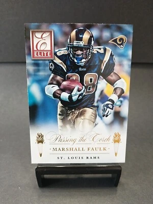 2015 Panini Donruss Elite Passing the Torch #8 Marshall Faulk ST. Louis Rams - Image 1 of 2