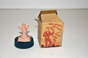 Vintage Fatima The Harem Dancing Girl in Box Gyrating Topless Gay Style Novelty - Picture 1 of 1