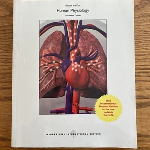 HUMAN PHYSIOLOGY FOX, STUART IRA *Excellent Condition* - Picture 1 of 3