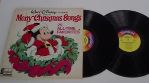 Clean Vinyl 1978 Walt Disney Presents 29 Merry Christmas Songs 2 LP Set - Imagen 1 de 4