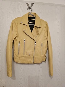 Zauberhafte, neuwertige Lederjacke, gelb, Oakwood, 36, Butterweich, gebraucht. - Bild 1 von 13