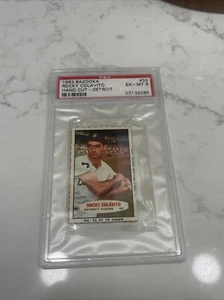 1963 Bazooka Rocky Colavito Hand Cut PSA 6 HIGH GRADE Low Pop! TOP! - Bild 1 von 2