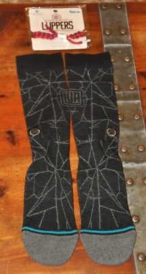 Los Angeles Clippers Stance Shattered backboard socks men's large + Rastaclat - Image 1 of 4