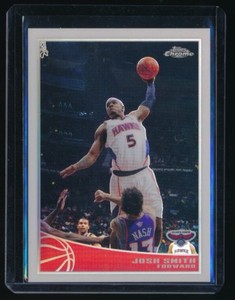 JOSH SMITH 2009-10 TOPPS CHROME REFRACTOR #2 496/500 *ATLANTA HAWKS*