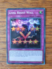 Yugioh EGO1-EN005 Level Resist Wall Super Rare 1st Edition Mint YuGiOh Card