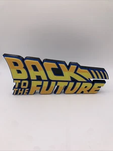 Back To The Future Logo Sign Display | 3D Wall Desk Shelf Art - Picture 1 of 3
