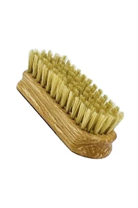 Leder Reinigungsbürste 12cm Naturborsten Auto Polster Schuhpflege Lederbürste - Bild 1 von 3