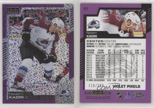 2020-21 O-Pee-Chee Platinum Violet Pixels /399 Nazem Kadri #91