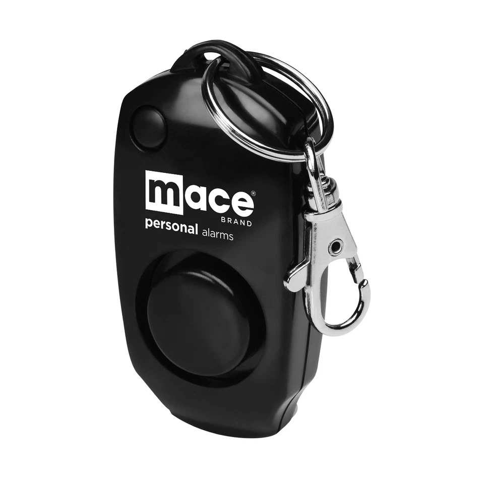 Mace Brand Personal Alarm Keychain w/ Whistle (Black) #80738