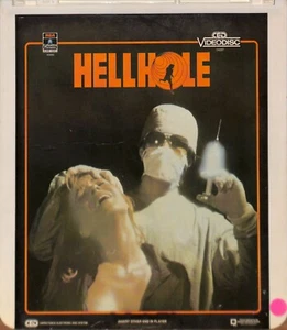 Disque vidéo vintage HellHole (1984) CED RCA SelectaVision TESTÉ FONCTIONNEL - Photo 1/2
