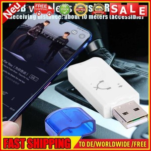 BT-470 USB Bluetooth Stereo Audio Adapter Dongle Wireless Music Receiver Car Kit
