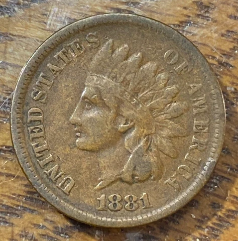 1881 Indian Cent Nice Original VF CHRC Cover