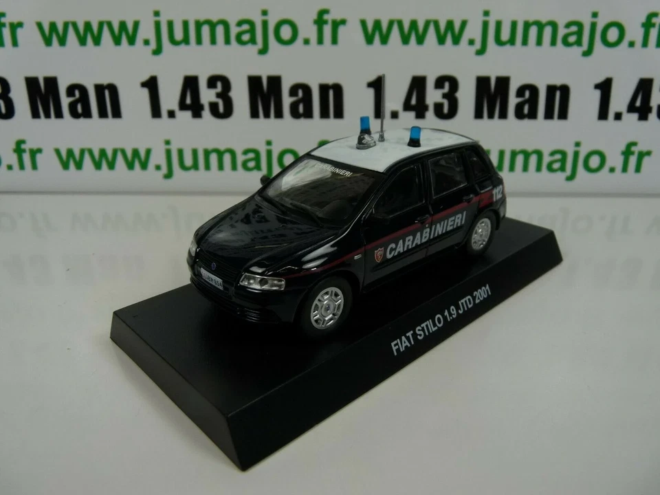 CR13 voiture 1/43 CARABINIERI : FIAT STILO 1.9 JTD 2001 - Immagine 1 di 1