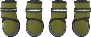 Frisco grün grau Hund Schneestiefel Schuhe 4er Set Größe 4 - Bild 1 von 3