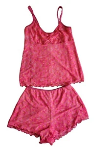 C'est Cool by French Jenny Damen Medium 2 Stück Camisole Shorts Pyjama Y2K  - Bild 1 von 16