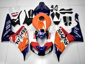 Dark Blue Repsol ABS Injection Mold Bodywork Fairing Kit for CBR1000RR 2006 2007 - Picture 1 of 7