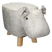 Tabouret hippo pouf animal repose-pied coussin ottoman siège enfant WOMO-DESIGN®