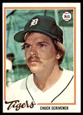 1978 Topps Chuck Scrivener Detroit Tigers #94