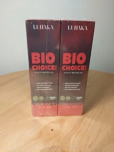 Luhaka Bio Choice Vitality Massage Oil Herbal Extracts 30ml Boost Energy Non GMO - Picture 1 of 2