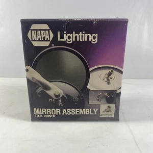 NAPA 7” universal mirror assembly. steel convex - Picture 1 of 8