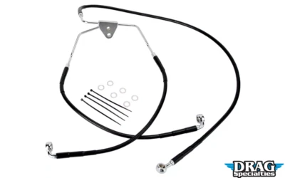 Kit de línea de freno completo de longitud extendida de arrastre +4" Harley Electra/Street Glide 96-07 Foto 1 de 3