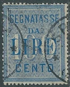 1903 KÖNIGREICH STEUERMARKEN GEBRAUCHT 100 LIRE - RE29 - Bild 1 von 1