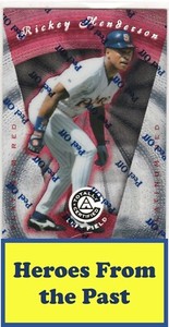 1997 Pinnacle Totally Certified #76 Rickey Henderson #/3999 054-K