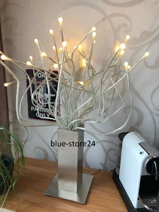 IKEA Stranne LED Tischlampe Medusa Lampe Edelstahlfuß biegsame Arme 2,5W Leuchte - Bild 1 von 6