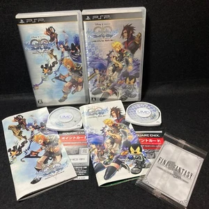 PSP Kingdom Hearts Birth by Sleep & Final Mix completo Disney Square dal Giappone - Foto 1 di 11