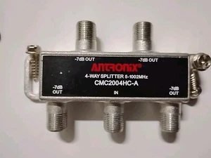 4:1 ANTRONIX 4-way Splitter Cable TV Splitter 4(way) signal splitter 1-in 4-out - Picture 1 of 1