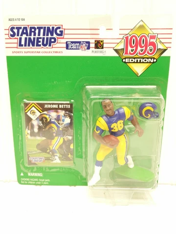 1995 Starting Lineup NFL Jerome Bettis Los Angeles Rams Collector's Figure Cover